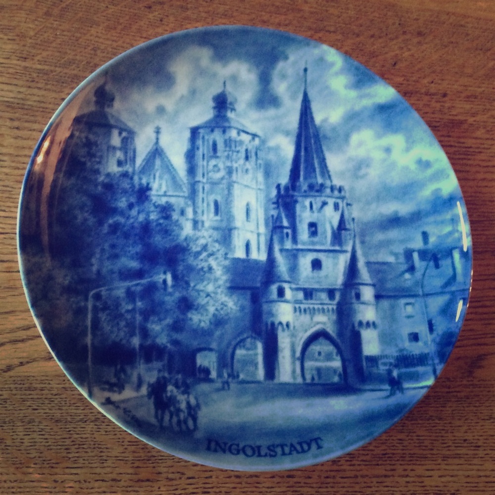 Kaiser Porzellan Ingolstadt plate.